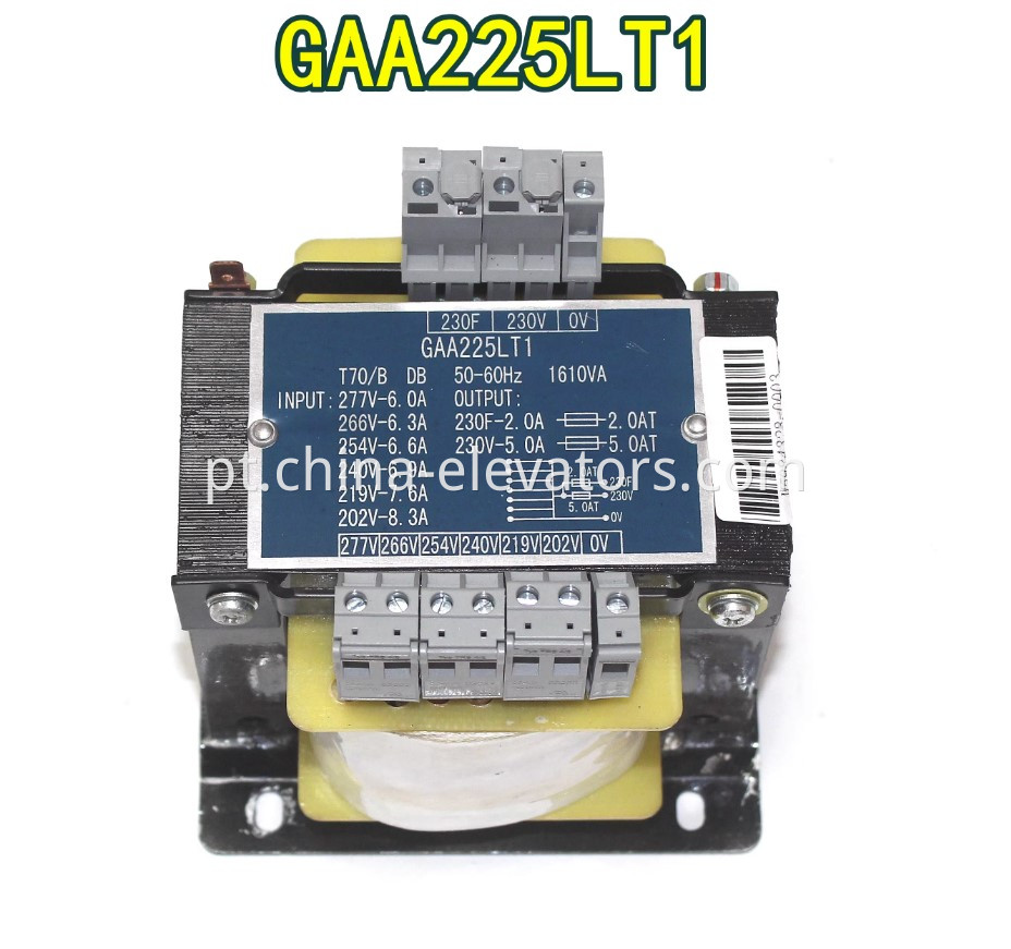 GAA225LT1 Transformer for OTIS Elevators